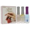 The Original French Manicure Kit Pink by Orly for Women - 4 Pc Kit 0.3oz Top2 Botton Base Coat Plus Topcoat, 0.3oz Nail Lacquer - White Tips