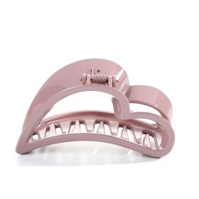 Plastic Fashion Hair Grab Classic Love Hair Clip Trend Hair Accessories (Color: PINK)