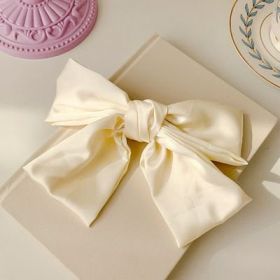 Lolita Big Bow Hairpin Spring Clip Hairpin Hair Accessories (Color: 17)