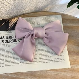 Lolita Big Bow Hairpin Spring Clip Hairpin Hair Accessories (Color: 7)