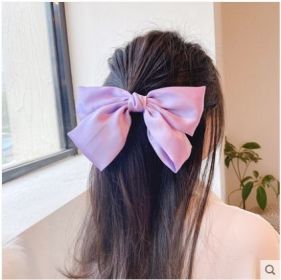 Lolita Big Bow Hairpin Spring Clip Hairpin Hair Accessories (Color: 18)