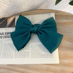 Lolita Big Bow Hairpin Spring Clip Hairpin Hair Accessories (Color: 4)