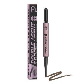 RUDE Double Agent 2 in 1 Eyebrow Pencil & Powder (Color: TAUPE)