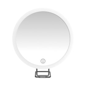30X Magnifying Mirror With Light 3 Colors Dimmable Brightness Included Tweezer Scissor 
Travel Magnifying Makeup Mirror with Suction Cup 360° Adjusta (Option: White)